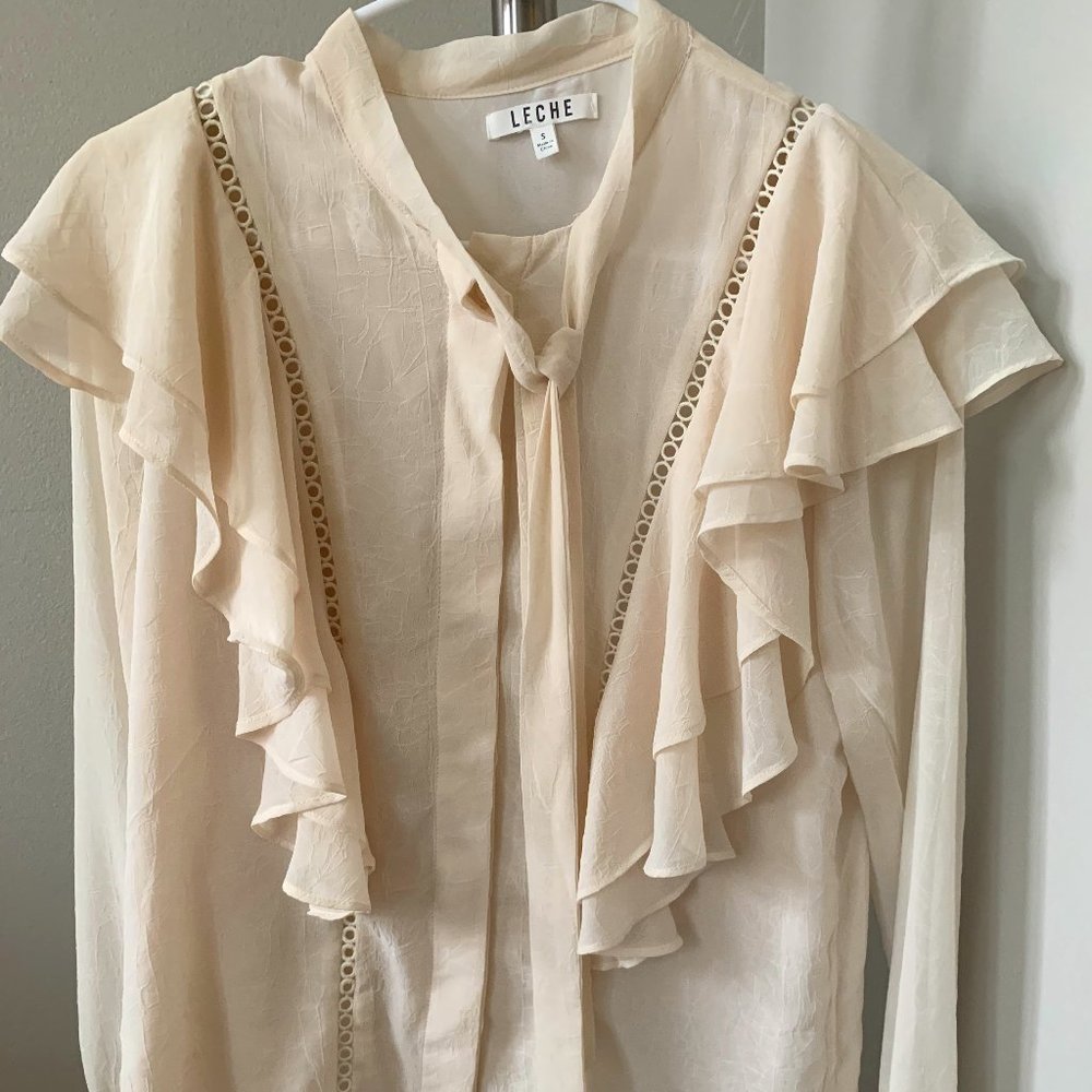 Creme Stylish Blouse